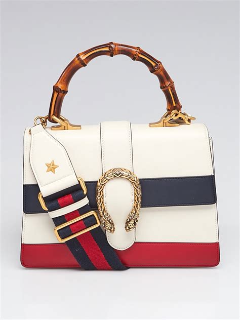 blue red white gucci bag|red gucci shoulder bag.